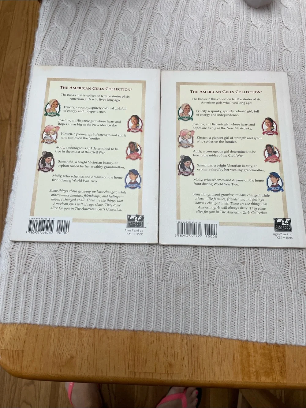 American Girl Meet Kirsten & Happy Birthday Kirsten. Lot of 2. Good condition